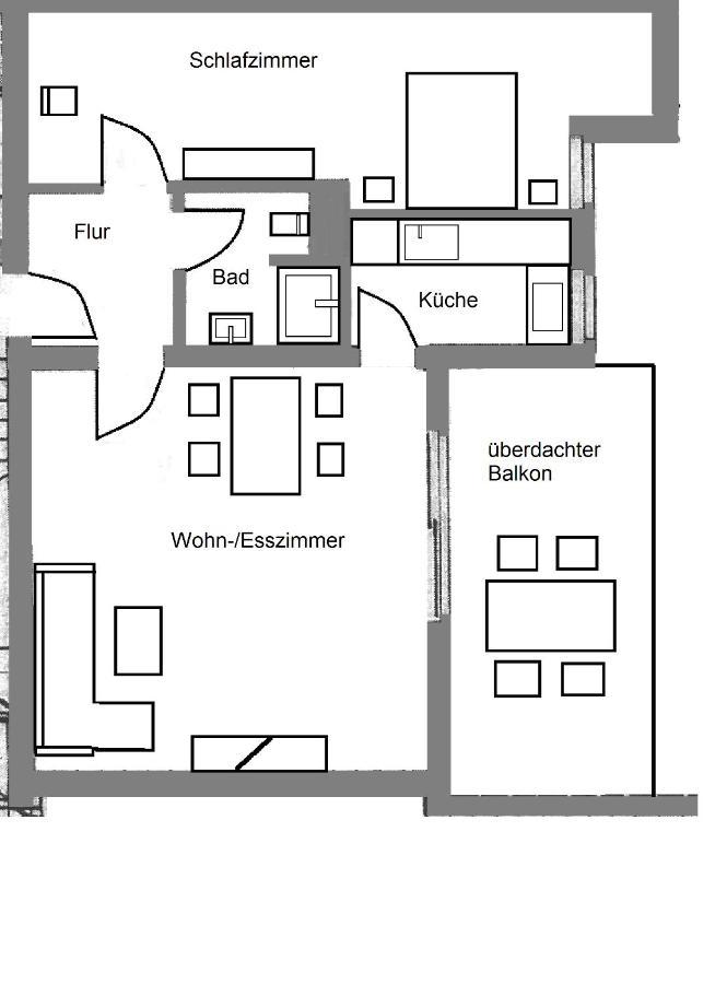 Ferienwohnung Frieda Mit Ueberdachtem Balkon Winterberg Eksteriør bilde